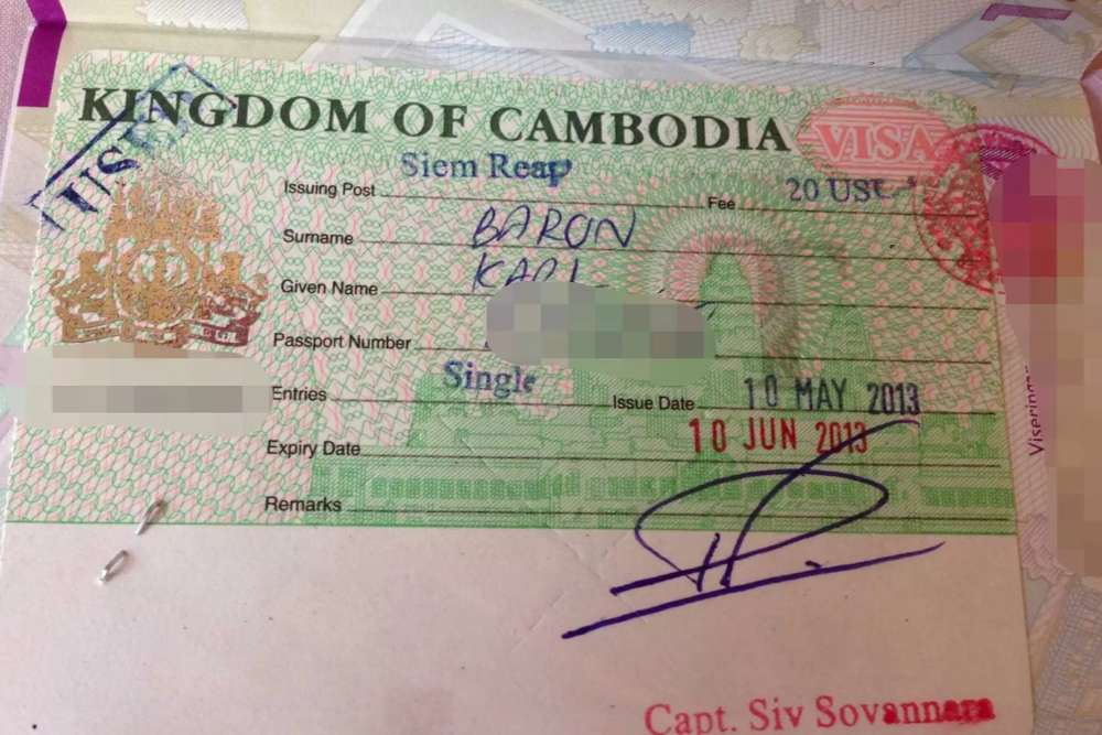 ויזה קמבודיה